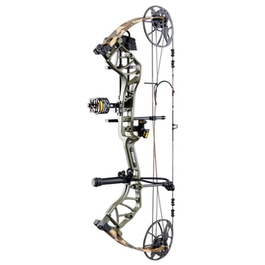 Bear Legit MAXX RTH LH70 Compound Bow, Adjustable Draw, Trophy Ridge Accessories, Throwback Green (AV54B23137L)