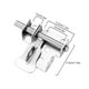 thumbnail image 2 of Slidd Bolt Gate Lock Pestillos de Puerta para Patio de Entrada Interior Y Exterior, 2 of 9