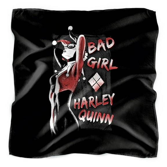 Harley Quinn Bad Girl Bandana (21 in x 21 in)