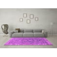 thumbnail image 3 of Ahgly Company Indoor Square Abstract Purple Modern Area Rugs, 8' Square, 3 of 4