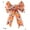 Pine Cones, variant on 11.8 inch Large Fall Bows for Wreath, Thanksgiving Pumpkin Wreath Bows Orange Stripe Maple Leaf Bows for Front Door, Farmhouse Ornament Burlap Tree Topper Bows for Autumn Harvest Outdoor Decoration