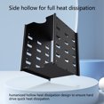 thumbnail image 4 of Soporte de disco duro Organizador de disco duro de 3,5 pulgadas Estante de metal Estante de almacenamiento HDD Estante de 5 niveles Inevent EL004967-00B, 4 of 7