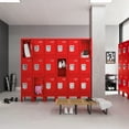 thumbnail image 5 of KAER Metal Locker with 3 Doors 66“ Storage Locker for Employees andstudent with Card Slot Lockable Steel Locker for School Gym Home Office Staff, 5 of 10