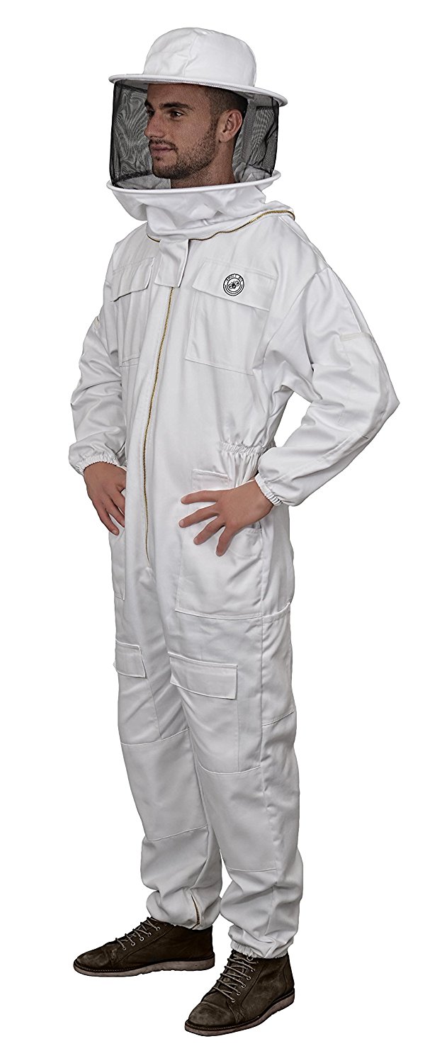 Humble Bee 410 Polycotton Beekeeping Suit with Round Veil 