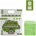 thumbnail image 2 of Pogi's Dog Training Pads with Adhesive Sticky Tabs (40-Count) (24x24in) - Large Puppy Pads, Earth-Friendly Dog Pads, Plant-Based Puppy Pee Pads for Dogs - Puppy Supplies for Small to Large Sized Dogs, 2 of 9