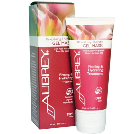 Aubrey Organics  Revitalizing Therapy Gel Mask  Dry Skin  3 fl oz  89