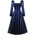 thumbnail image 2 of 2025 Primavera Verano Vestido de Mujer Retro 1950s 60s Vestido Femenino Pinup Rockabilly Sexy Vestidos de Fiesta Vintage Túnica Vestidos Mujer, 2 of 5