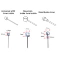 thumbnail image 2 of Keepw Folding Bicycle Shift Cable Shift Brake Inner Cable for MTB Road Bike BMX Bike, 2 of 9