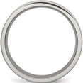 thumbnail image 2 of Titanium Polished 6mm Flat Band (Size 6.5) Made In China tb31-6.5, 2 of 5