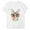 White, variant on T Shirts for Women Woman's Fashion Cute Printing Leisure Round Neck Short Sleeved T-Shirts
