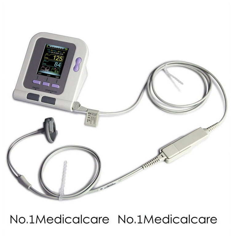 Neonatal Infant Blood Pressure Monitor Color LCD Digital NIBP Spo2 with  6-11cm Cuff, PC Software+charging cable 