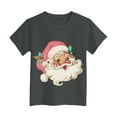 thumbnail image 6 of Staki Christmas Crew Neck Shirts for Women Xmas Tree Shirt Casual Graphic T Shirt Tops Christmas Kids Shirts(Gray,7-8 Years), 6 of 6