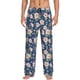 thumbnail image 1 of Fotbe Flower Pantalones de Pijama para Hombre, Pantalones de Dormir, Pantalones de Casa con Cintura Ajustable y Bolsillos-Medium, 1 of 6
