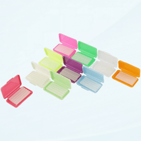 Dental Wax 5PCS/1 Pack Material Plastic Superior Protection Braces Gum 100% with Different Taste for Orthodontic Correction