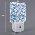 thumbnail image 2 of Fotbe Icy Blue Snowflakes Luz Nocturna LED, Luz de Noche con Sensor de Luz Natural de Anochecer a Amanecer, Se Enchufa a la Pared, Blanco Cálido 0.5W-EU, 2 of 7