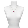 thumbnail image 3 of Delight Jewelry Hot Pink Giraffe Print Heart with Nurse Hat To the World You are a Mother Locket Necklace, 3 of 4