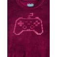 thumbnail image 2 of Wonder Nation Boys' Velour Top and Jogger Pants Sleep Set, 2-Piece, Sizes 4-18, 2 of 3