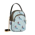 thumbnail image 7 of FORMRS Crossbody Bag for Women Quilted Travel Shoulder Cell Phone Purse with Chain Strap Handbag, Blue Ice Hockey, 7 of 7