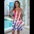thumbnail image 4 of Traje de Baño para Mujer, Pareo de Crochet, con Estampado de Bandera Nacional 3, Talla XXXL, 4 of 8