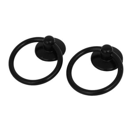 - 4pcs 52x43x13mm Furniture Drawer Door Metal Ring Pull Handles Knobs
