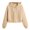 Khaki, variant on Vedolay Hooded Cardigan Sweaters for Women Fashion 2023 Casual Tops Tie Dye Tee Shirt Loose Fit Wear Jackets for Women Black,XS