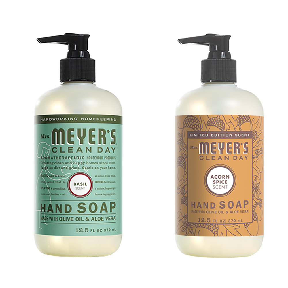 Liquid Hand Soap, Cruelty Free and Biodegradable Formula, 1 Pack Basil