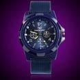 thumbnail image 3 of DESIGNICE 2026 New Women Solar Watches Outdoor Watch Military Sport Fabric Band Watch Blue for Outdoor Adventures,Sports,Hiking,Travel,Daily Wear., 3 of 7