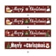 thumbnail image 3 of Bewildely Cartel de decoración navideña para el hogar, oficina, comedor, Bar, valla, puerta, ventana, porche, balcón, bandera colgante, fiesta, Navidad, Kits de decoración para fiestas tipo 4 Bewildely HA068109-04B, 3 of 6