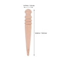 thumbnail image 2 of Homoyoyo 2Pcs Beige Wooden Handheld Seed Dispenser for Garden Use with Efficient Seed Distribution, 2 of 8