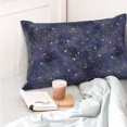 thumbnail image 4 of KLL Watercolor Indigo Pillow Covers Envelope Closure,Super Soft and Cozy Fuzzy Fleece Pillow Case Cover (No pillow core）, 4 of 5