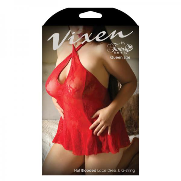 Womens Hot Blooded Chemise Set 