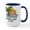 White/Navy Inside, variant on CafePress - Alaska Goose Lake Mugs - 15 oz Ceramic Large White Novelty Mug