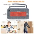 thumbnail image 3 of PEACNNG USB Heating pad for Back  Neck  and Shoulder Pain Relief with Two Straps - Dry & Moist Heat Therapy Option, 3 of 6