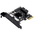 thumbnail image 3 of Tarjeta Expansión PCI Express USB 3.0 5 Gbps 19 Pines/20 Pines Panel Frontal (media Altura), 3 of 9