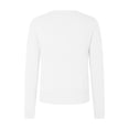 thumbnail image 5 of HBFAGFB Cardigan pour Femmes Col Rond à Boucle Chandail Tricoté Polyvalent Vestes à Manches Longues Blanc Taille TG, 5 of 5