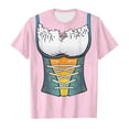 thumbnail image 3 of WEAIXIMIUNG Vêtements pour Adolescentes Mode Festival Imprimé Col Rond Manches Courtes T-Shirt Décontracté (4), 3 of 3