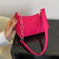 thumbnail image 4 of Bolso De Hombro Bolso de viaje de moda de sillín de fieltro portátil Elegante informal para vacaciones de fin de semana, 4 of 8