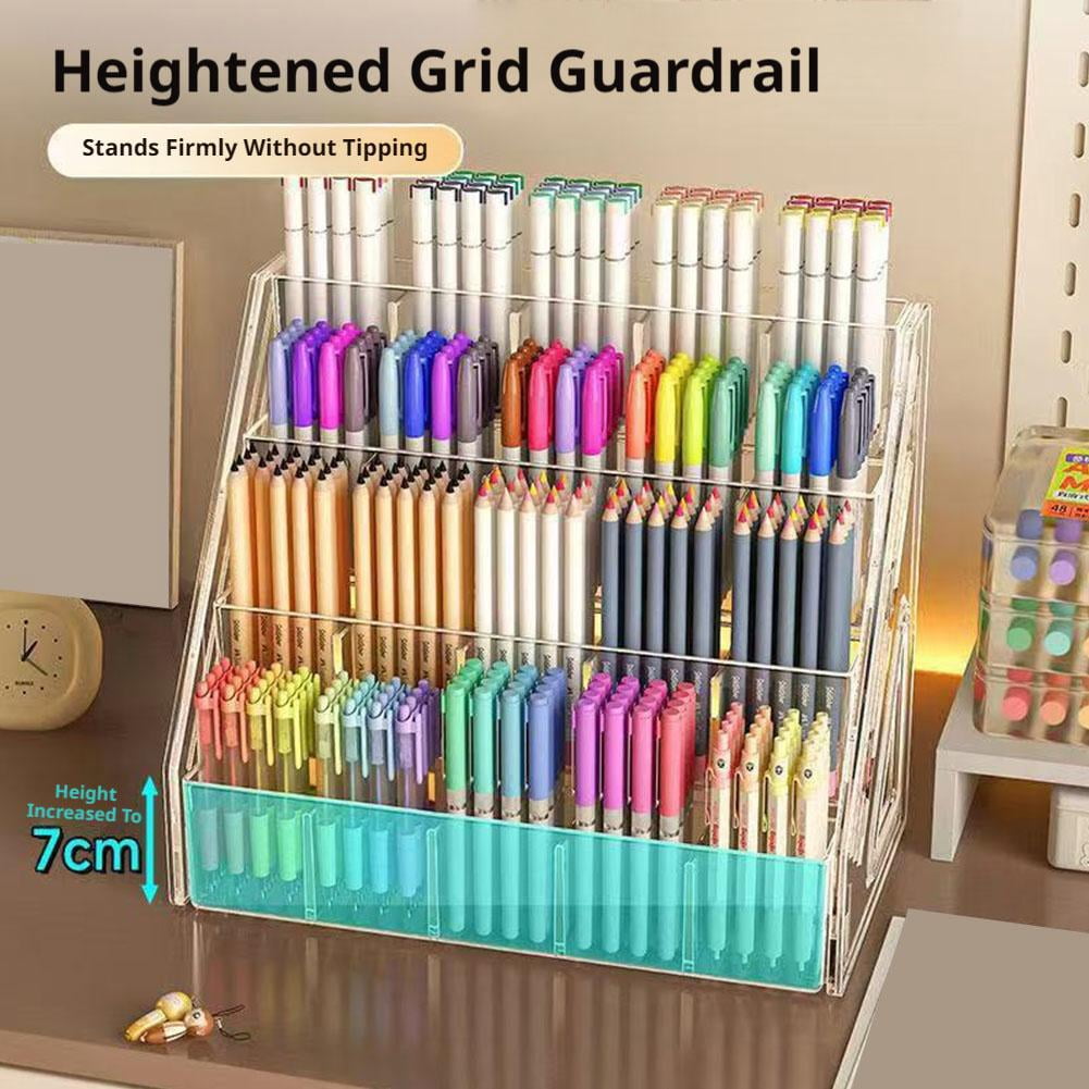 4-Tier Plastic Drink Packet Organizer with 20 Compartments Easy Assembly Water Flavor Mix Holder for Kitchen Cabinet Storage