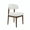 Cream(Chenille), variant on Hawsaiy Dining Chairs Set of 2, Upholstered Kitchen & Dining Room Chairs with Solid Wood Frame, Curved Back Side Chairs, Cream