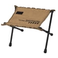 thumbnail image 4 of Taburete plegable con reposapiés, taburete para mochileros, silla de picnic, taburete para acampar, taburete de pesca para senderismo, actividades al Caqui, 4 of 8