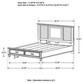 thumbnail image 4 of Franco Eastern King Storage Bed Burnished Oak, 4 of 4