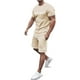 thumbnail image 1 of WILLBEST Conjunto de Dos Piezas de Camiseta y Pantalón Corto de Manga Corta para Hombre, con Camisa y Pantalón Corto 1711, 1 of 2