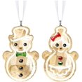 thumbnail image 1 of Swarovski Crystal Gingerbread Couple Ornament, 1 of 2