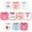 Food Girl, variant on Hudson Baby Infant Girl Cotton Terry Drooler Bibs with Fiber Filling 10pk, Girl Ice Cream, One Size