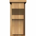 thumbnail image 2 of 8"W x 10"D x 18"H Monterey Rough Sawn Corbel w/Backplate, Western Red Cedar, 2 of 9