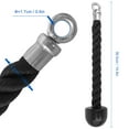 thumbnail image 5 of Rope Training Pull Down Rope Triceps Push Down Rope 27IN Non Slip Cable Attachment For Gym, 5 of 7