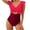 Red, variant on One Piece Swimsuit for Women Tummy Control Slimming And Shielding for With Straps Bathing Suits