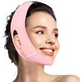 thumbnail image 1 of AoVoTo Masque de Levage V-Line Sangle de Menton : Sangle de Lifting Réutilisable pour le Visage pour Dormir, Exerciseur de Mâchoire, Rose, 1 of 1