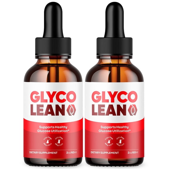 Glyco Lean Advanced Formula Drops Natural Support Supplement GlycoLean 60 Servings