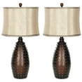 thumbnail image 4 of Safavieh Leather Table Lamp in Brown, 4 of 5